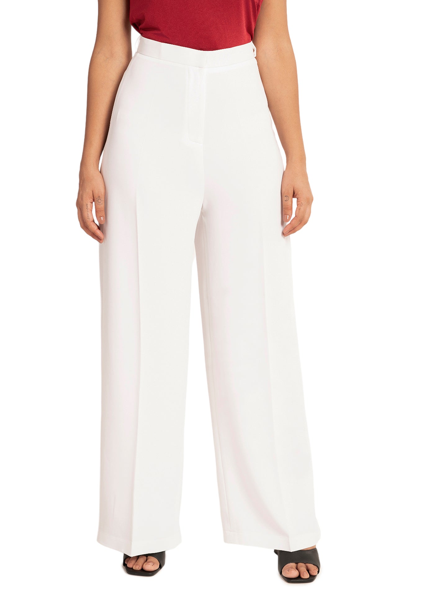White DAily Trousers