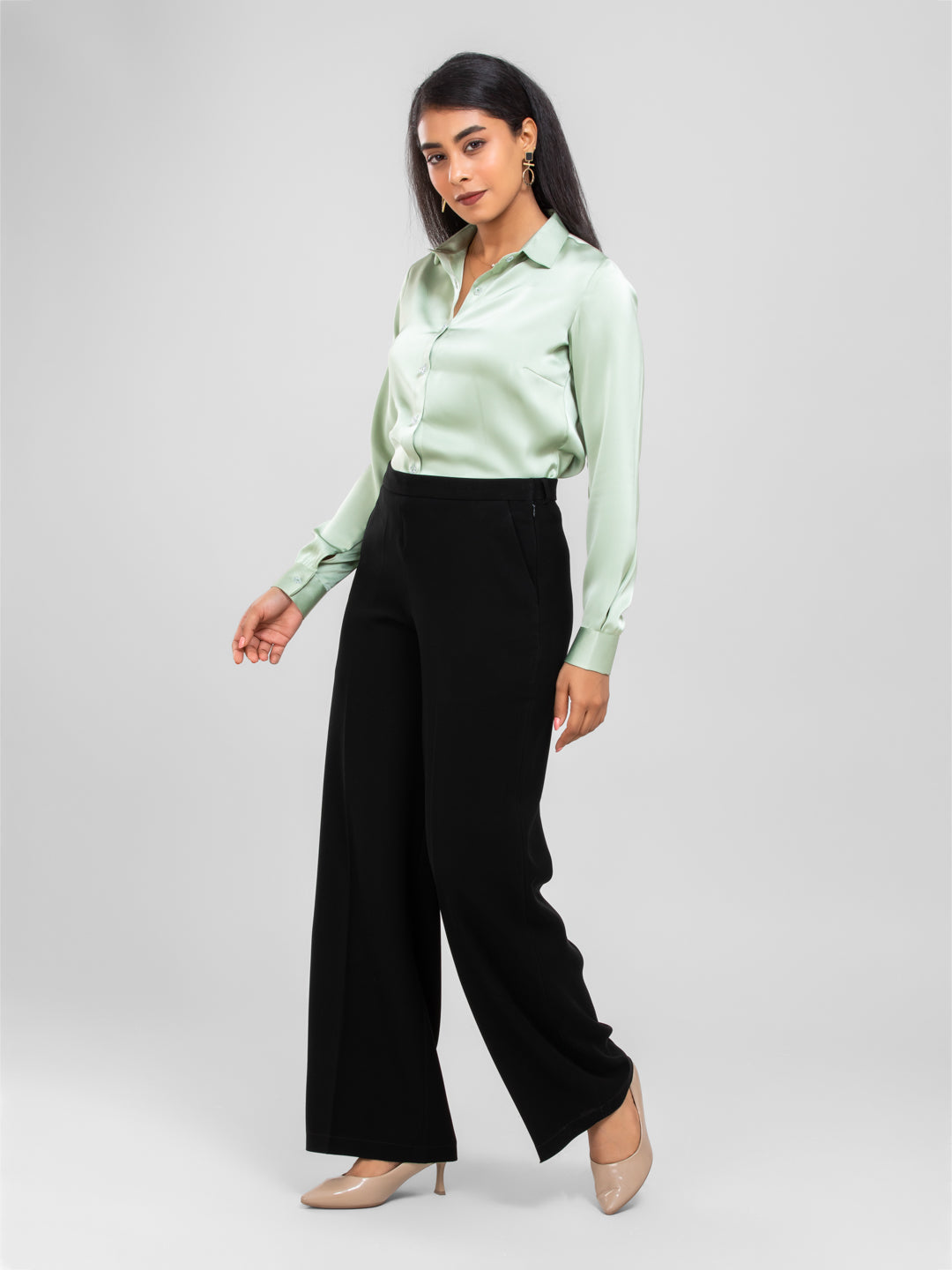 D'Almirah Black DAily Trouser