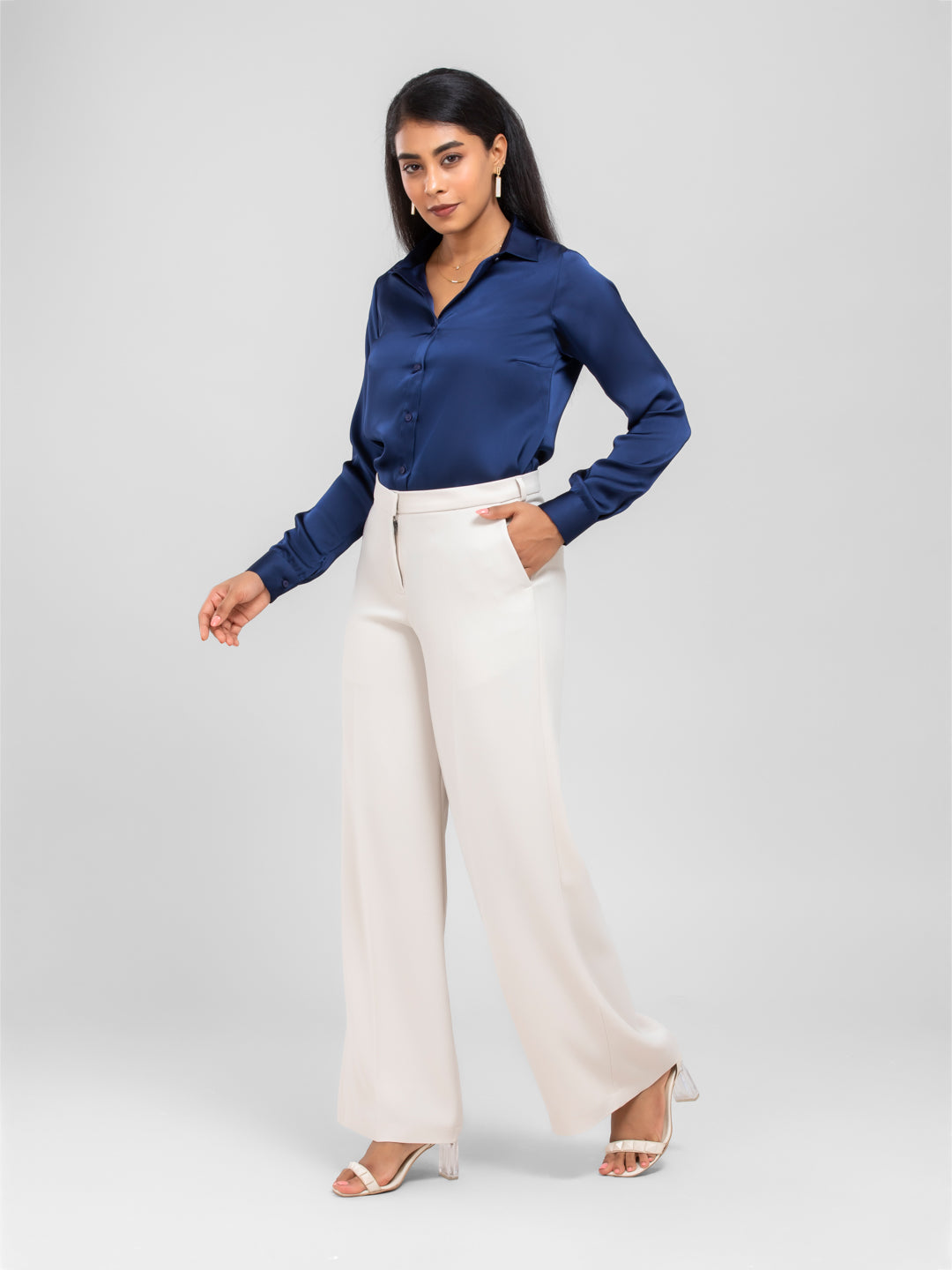D'Almirah Beige DAily Trousers