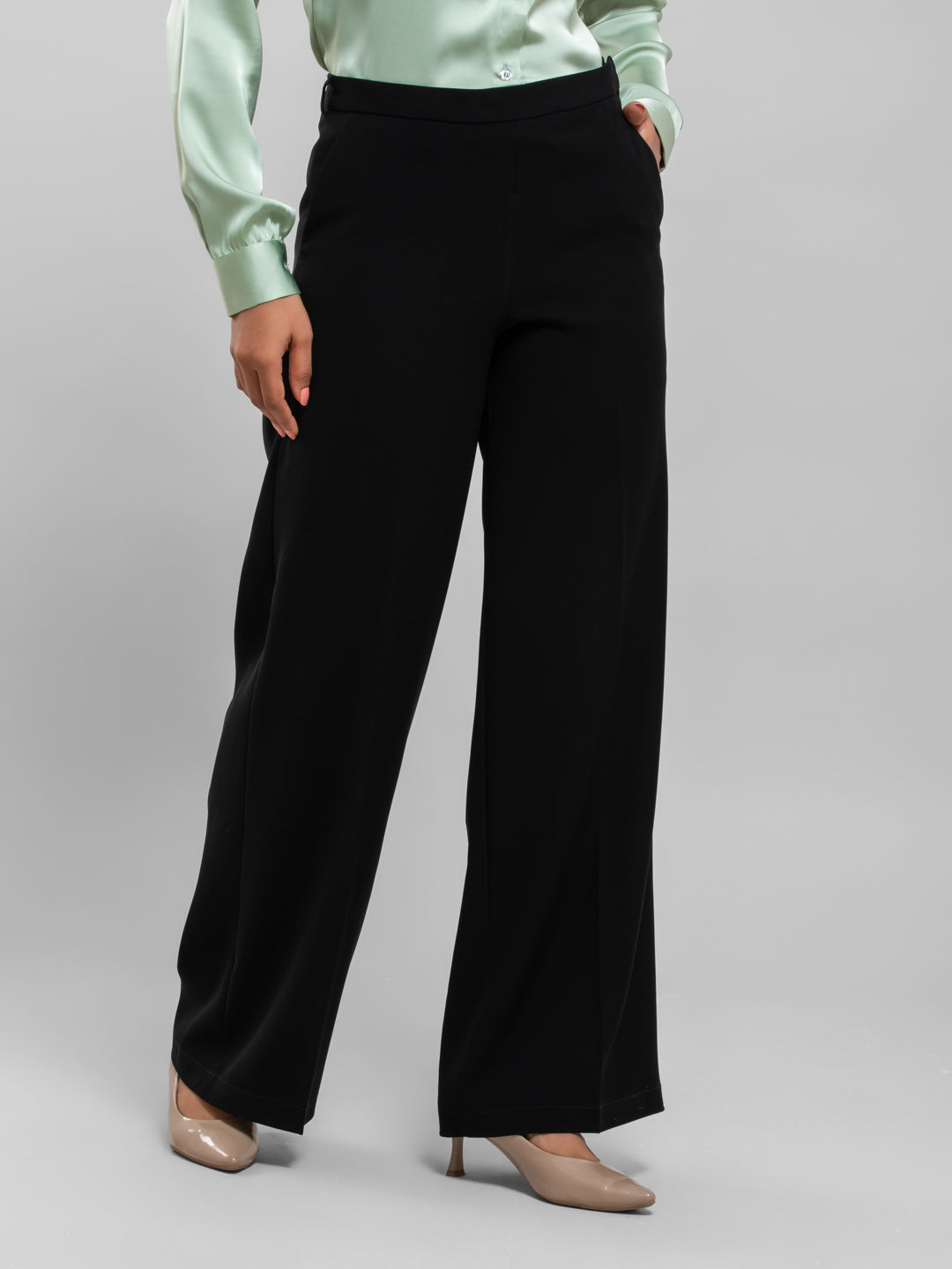 D'Almirah Black DAily Trouser