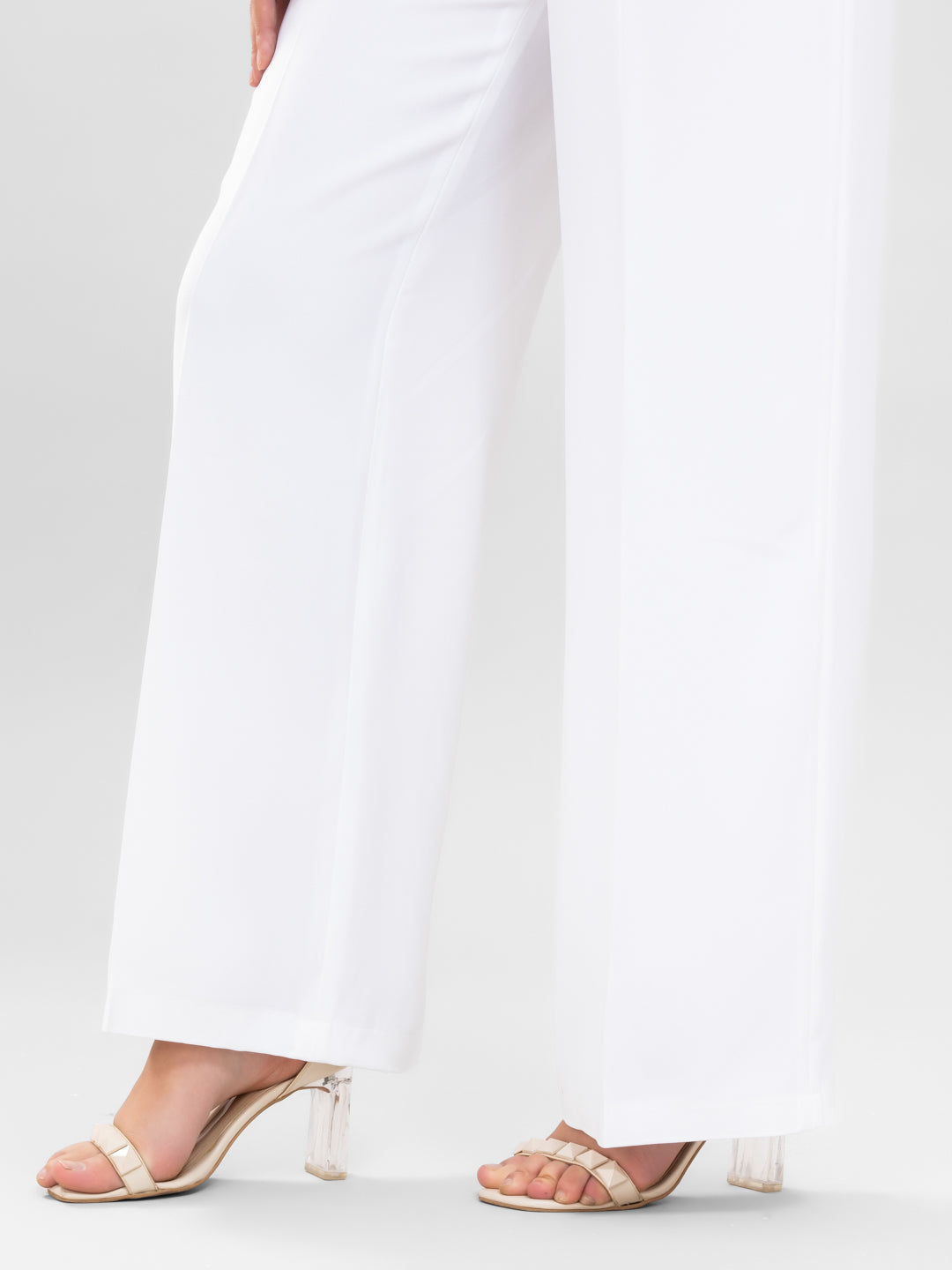 D'Almirah White DAily Trousers