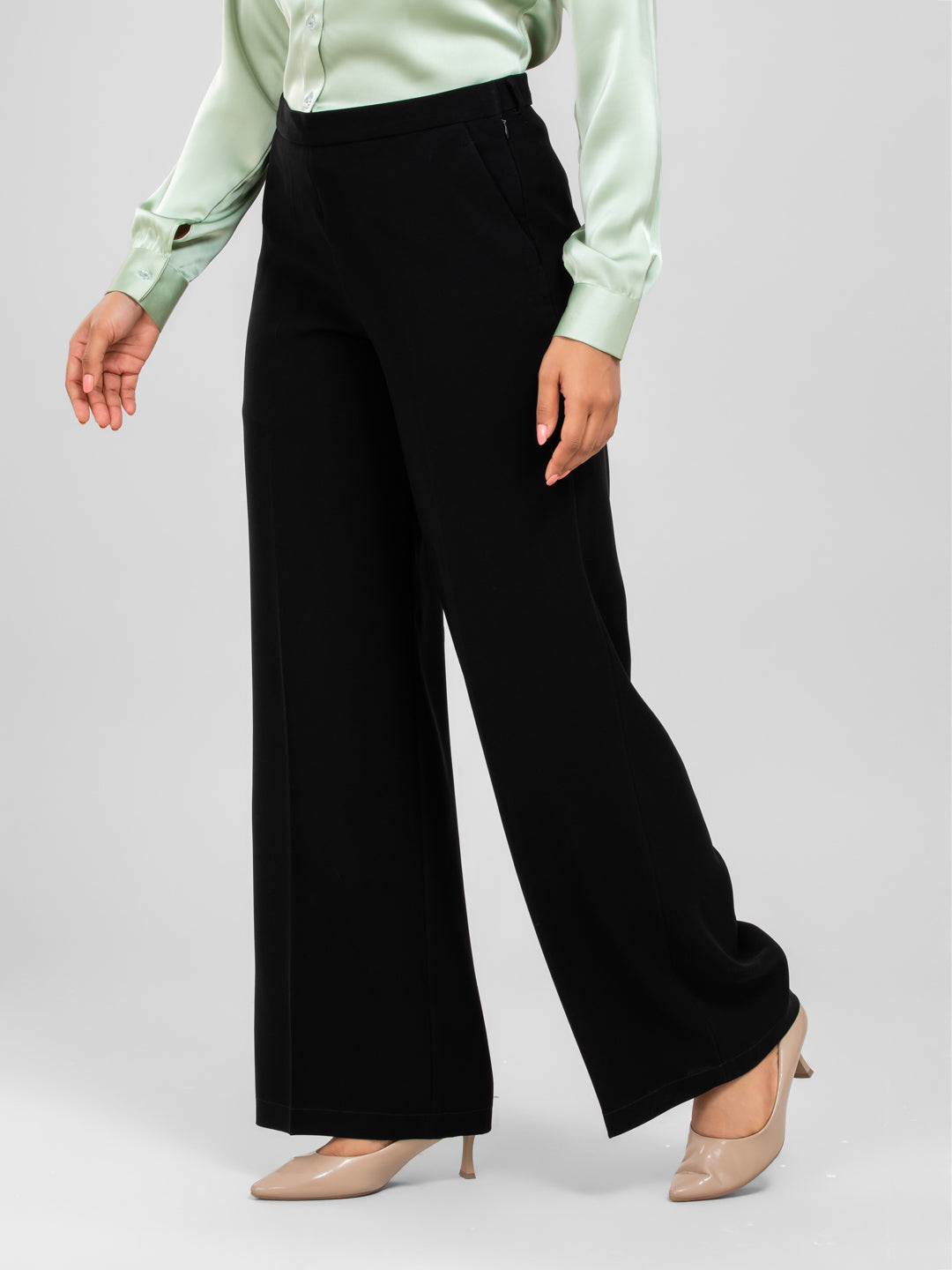D'Almirah Black DAily Trouser