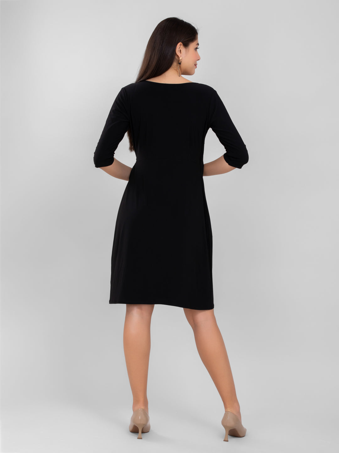 Black Wrap Dress