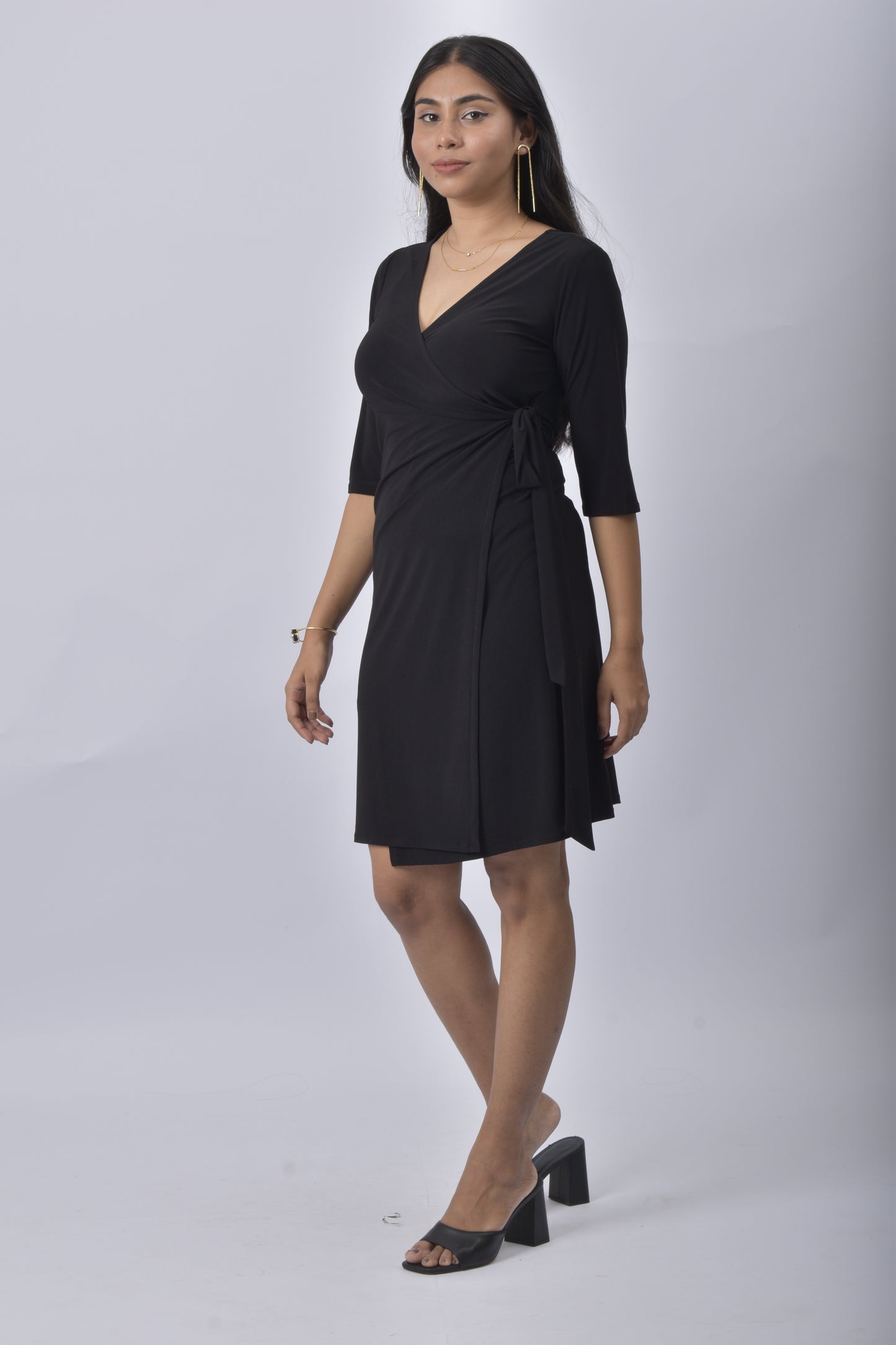 Black Wrap Dress