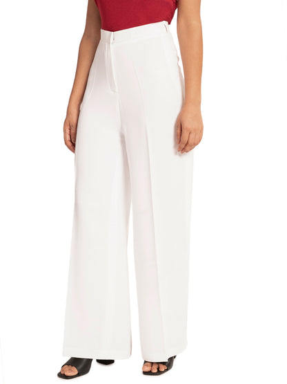 D'Almirah White DAily Trousers