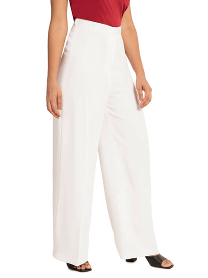 D'Almirah White DAily Trousers