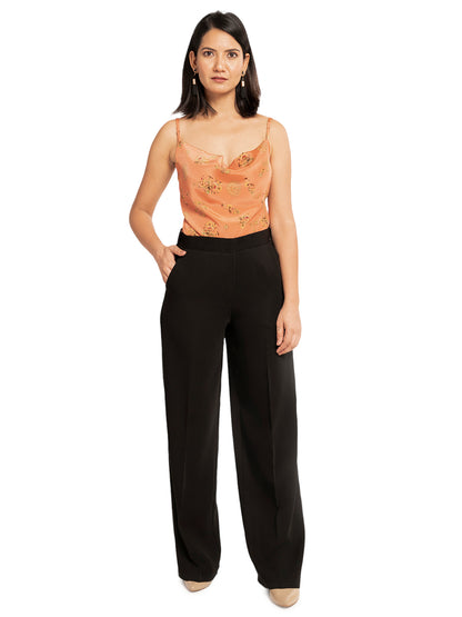 D'Almirah Black DAily Trouser