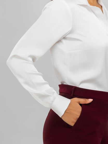 D'Almirah Maroon DAily Trouser