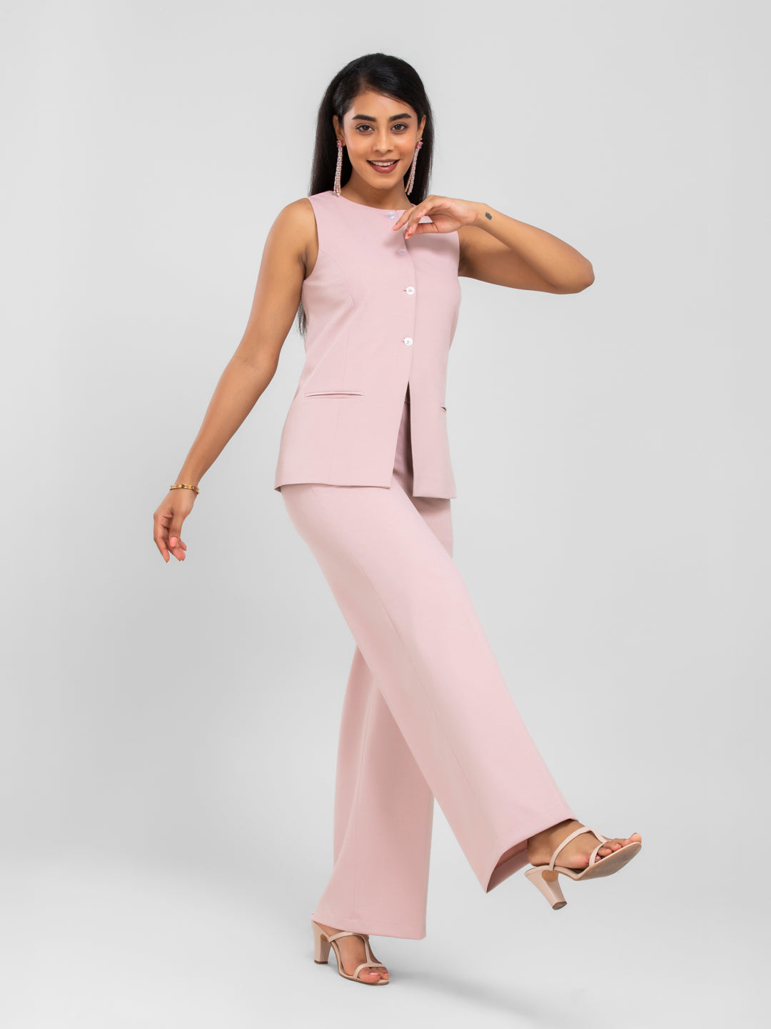 D'Almirah Blush Pink DAily Trouser