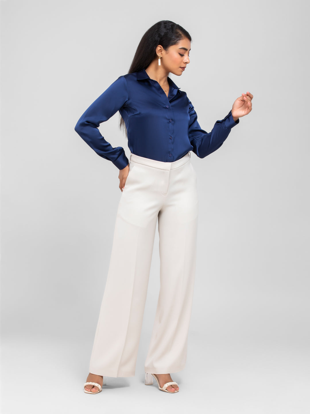 D'Almirah Beige DAily Trousers