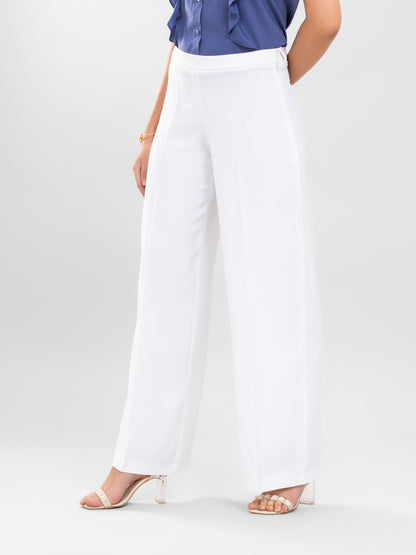D'Almirah White DAily Trousers