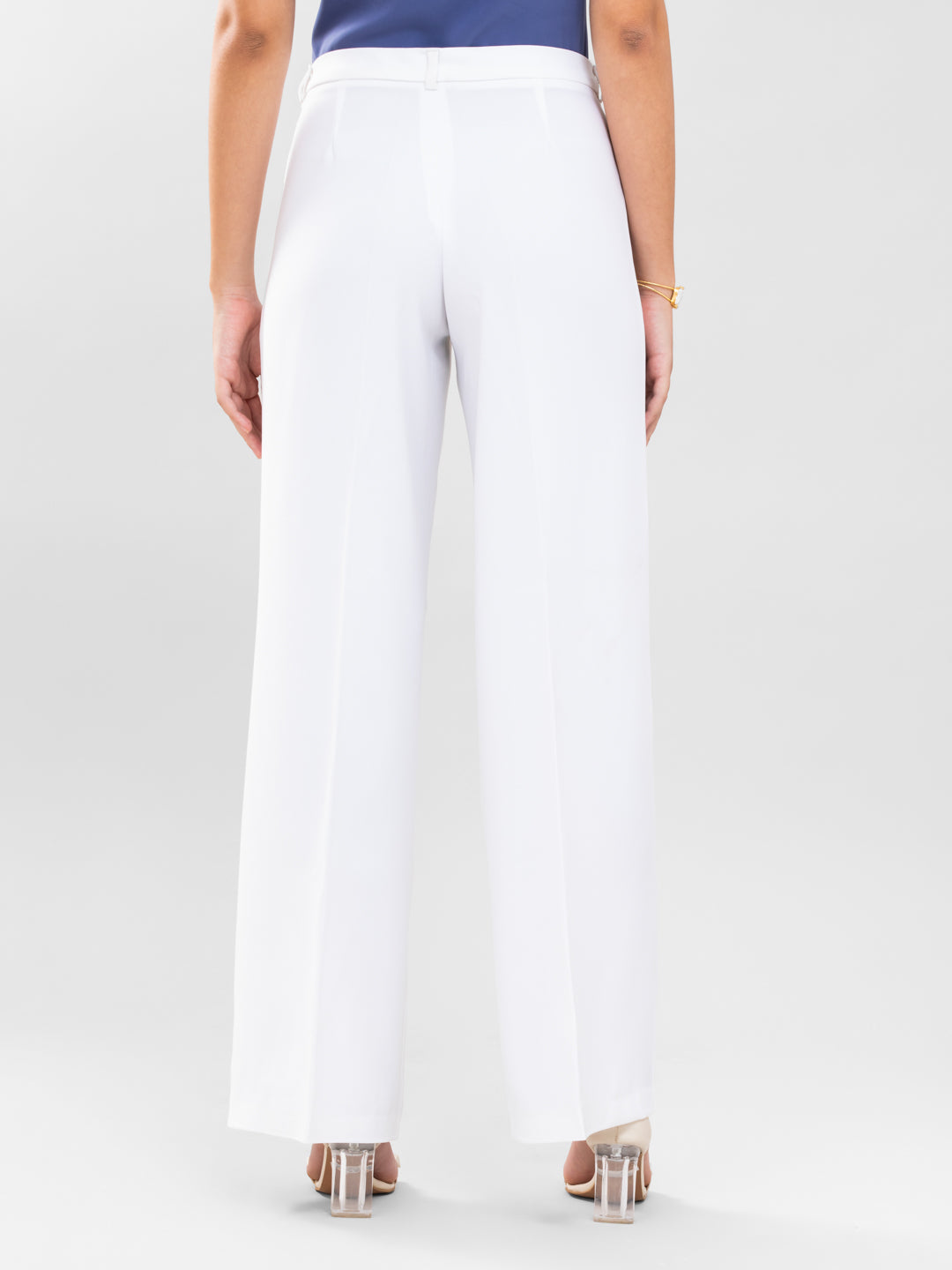 D'Almirah White DAily Trousers
