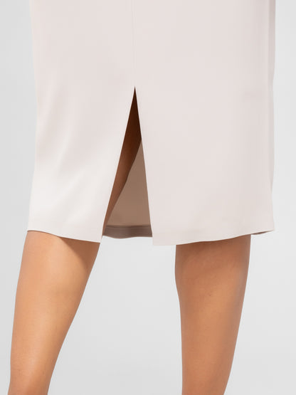 D'Almirah Beige Pencil Skirt