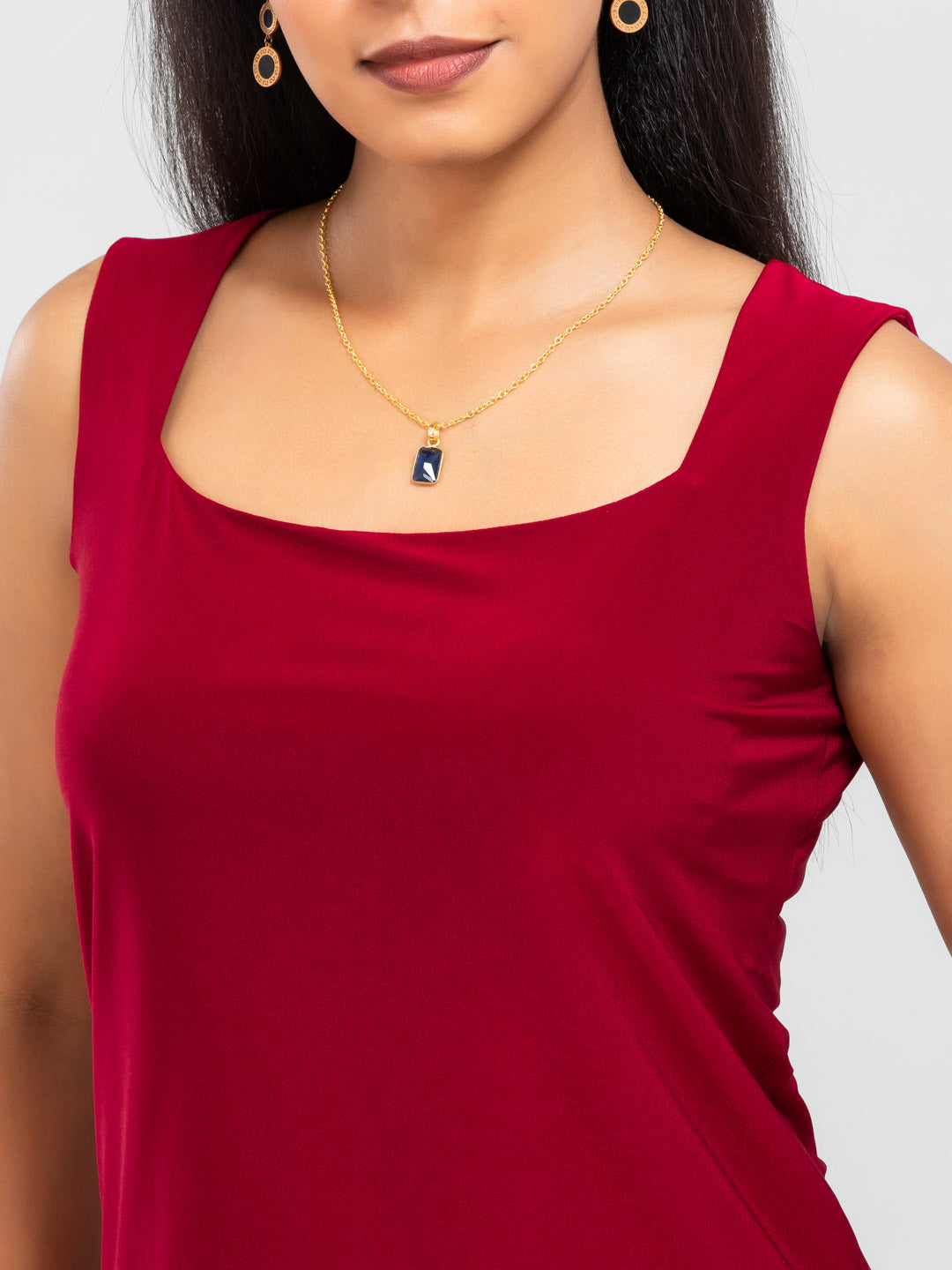 Red Sleeveless Top for women