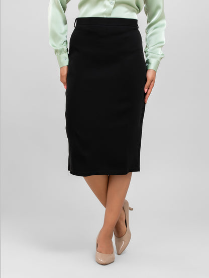 D'Almirah Black Pencil Skirt