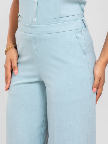 D'Almirah Sky Blue DAily Trouser