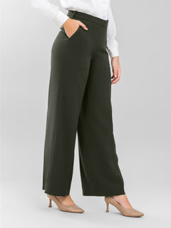 D'Almirah Olive Green DAily Trouser
